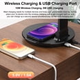 thumbnail image 5 of Lámpara de escritorio LED con cargador inalámbrico Puerto de carga USB Control táctil Lámpara de escritorio regulable Temporizador de 1 h 5 modos de color 6 niveles de brillo Lámpara de mesa consider JAMW Sencillez, 5 of 5