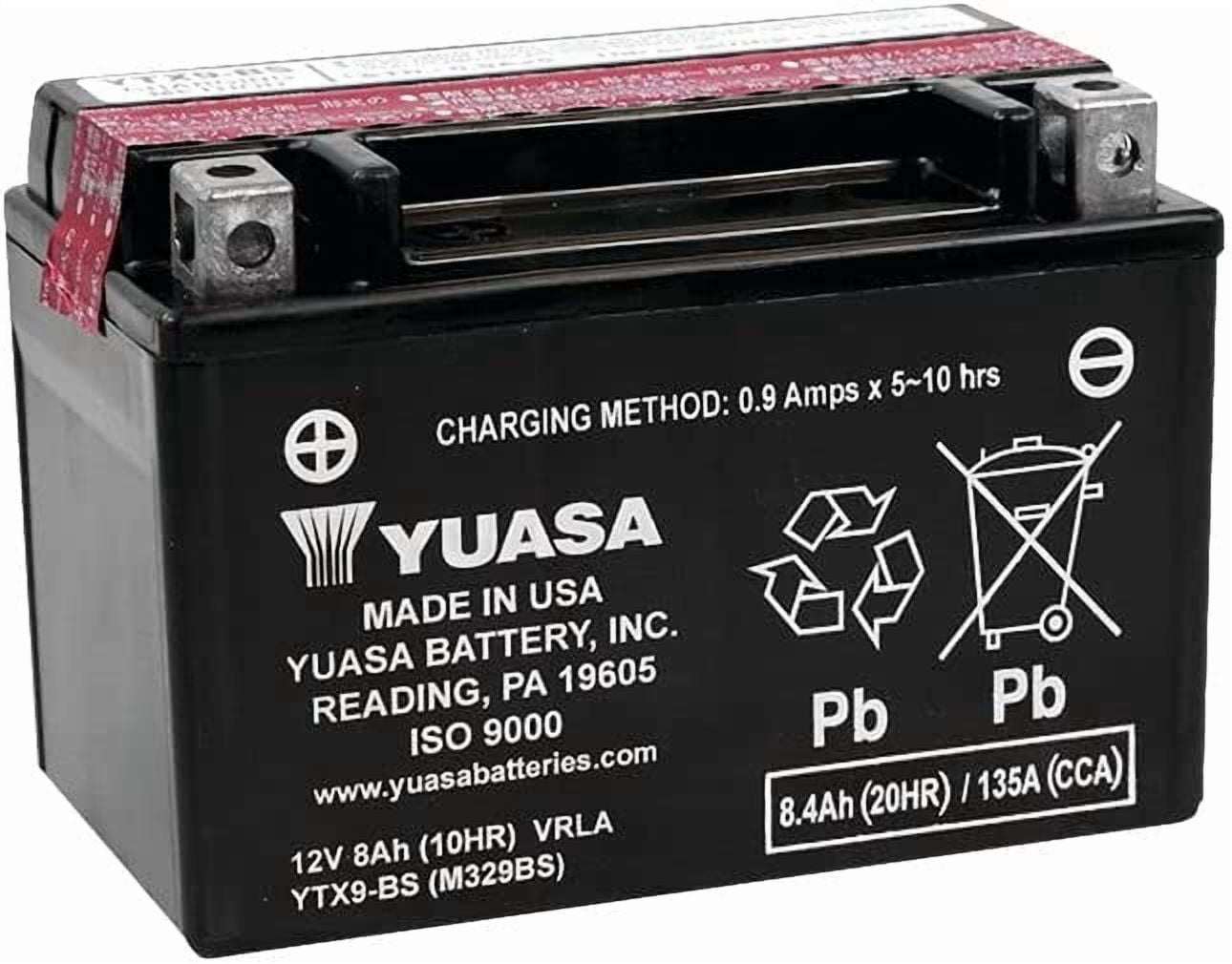 Yuasa YUAM3RH2S YTX12-BS Battery, 12V, Multi-Colored - Walmart.com