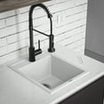 thumbnail image 5 of Karran Usa QT-825-WH Quartz Top Mount Sinks 15-3/4" Drop In Single Basin Quartz Composite, 5 of 6