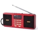 thumbnail image 1 of JOC Radio FM digital inalámbrica estéreo portátil de alta fidelidad con modos FM/USB/tarjeta TF.,Rojo, 1 of 9