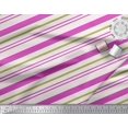thumbnail image 2 of Soimoi Purple Moss Georgette Fabric Diagonal Stripe Printed Fabric 1 Yard 42 Inch Wide, 2 of 3