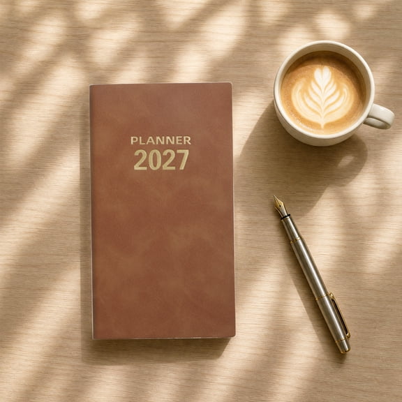 2027 Daily Planner Portable Notebook For Daily Schedule Planning With Lined Journal Pages For Work School And Personal Organizer