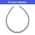 thumbnail image 3 of Vocoste 1 Pc Classic Flower Edge Anti-Slip Toothed Hairband for Women for Girls Black, 3 of 3