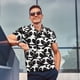 thumbnail image 4 of Fotbe Panda Camiseta Polo de Golf para Hombre con Estampado – Camisa Deportiva Transpirable con Cuello Abotonado-Small, 4 of 6