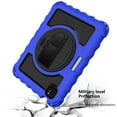 thumbnail image 4 of Allytech iPad Air 5 4 10.9 Case 2022/2020, Heavy Duty Shockproof Kids Case with Pencil Holder Hand Strap Kickstand Shoulder Strap for Apple iPad Air 5th 4th Generation 10.9 Inch -Blue, 4 of 6