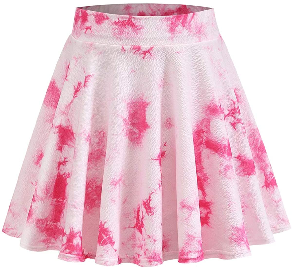 Women's Tie Dye Tennis Skirt Pleated 