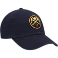 thumbnail image 3 of Men's '47  Navy Denver Nuggets Core Logo Clean Up Adjustable Hat, 3 of 4