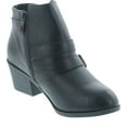 thumbnail image 7 of Forever Link Eury-4 Women's Fashion Round Toe Buckles Zipper Low Heel Ankle Booties Shoes, 7 of 7