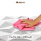 thumbnail image 3 of Panel 3D para pared, muro 3D, Panel decorativo resistente al agua , paquete de 10 piezas, Decoración oficina, casa, comercial, color blanco mate RELIEVE DECO  PVC S025 RELIEVE, 3 of 4
