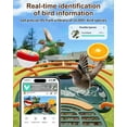 thumbnail image 2 of Bird Feeder with Camera, Smart Birdfeeder with Cam Solar Powered, 2K HD Video, AI Identification, Instant Arrival Alerts, IP66 Bird Bath & Feeder,Gift for BirdLover, 2 of 8