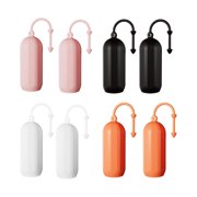 8 Pack Leak Proofing Elastic Sleeves for Cosmetic, Toiletry Skin with Hanging Strap Travel Cases, Stretchy Sealed Sleeves for Travel Toiletries, Elastic Sleeve Shampoo Dispenser Protection