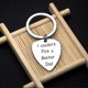 thumbnail image 3 of Púas de guitarra personalizadas Oso de Fresa de acero de titanio llavero, 3 of 6