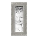 thumbnail image 2 of ArtToFrames 4" x 11" Classic Antique Silver Picture Frame, 4x11 inch Silver Wood Poster Frame (WOM-4926), 5 Pack, 2 of 6