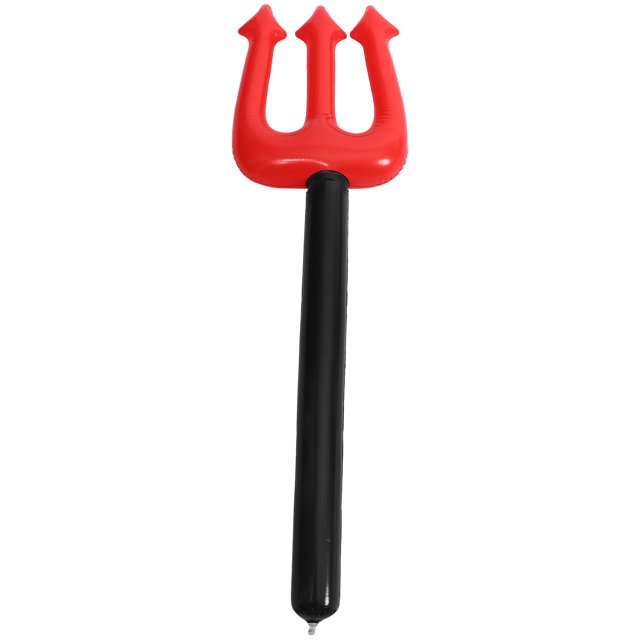 Miangastore Inflatable Devil Fork Prop Inflatable Plaything Halloween Party Devil Stick Inflatable Stick Prop