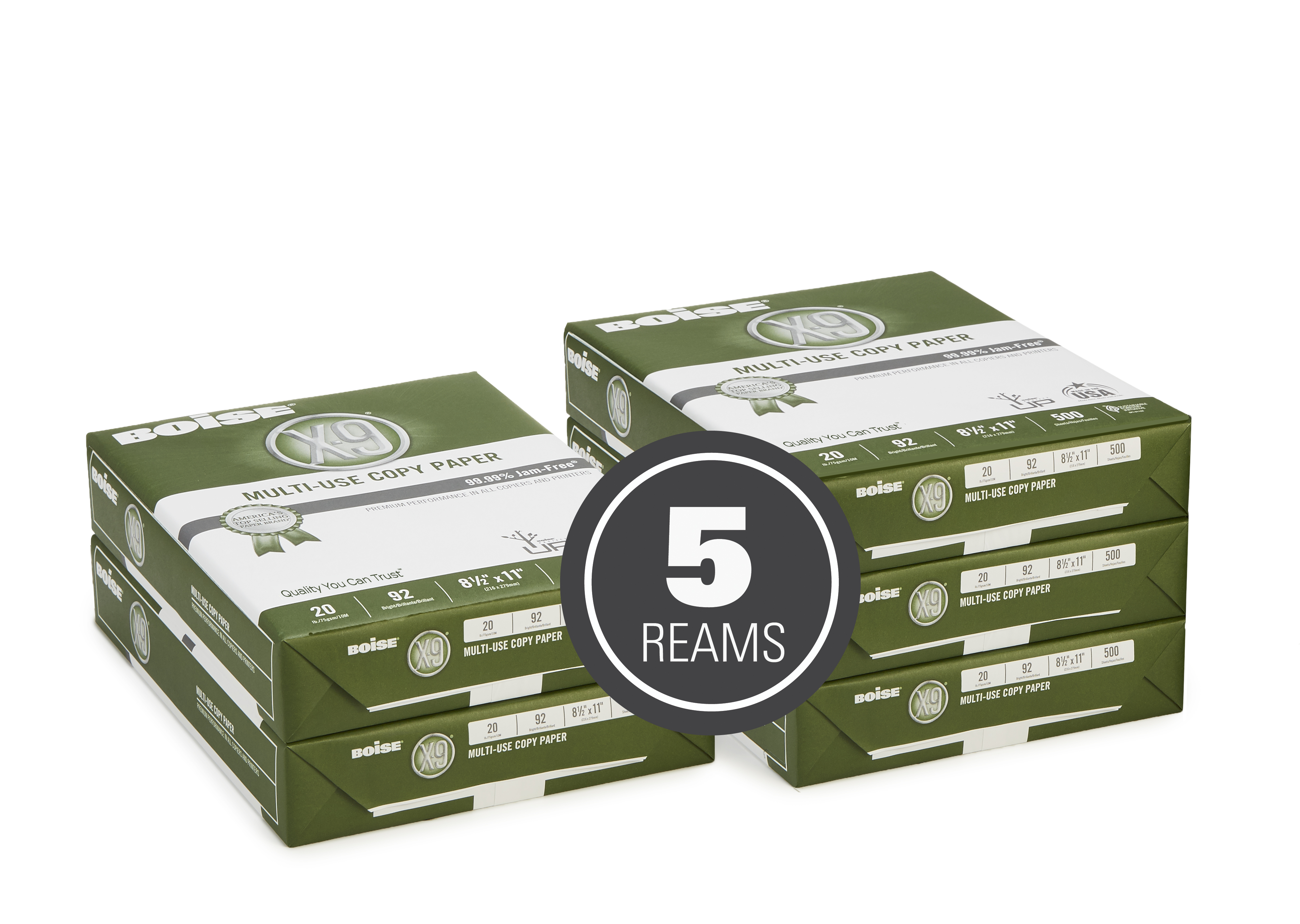 Boise X-9 Multi-Use Copy Paper, 2500 Sheets photo 4