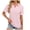 C-Pink, variant on Tqcoqu Women's Short Sleeve Shirts Lightweight Button Down Shirt/Beach Cover Up & Casual Polos Tops,A-Black Women's S-XXL