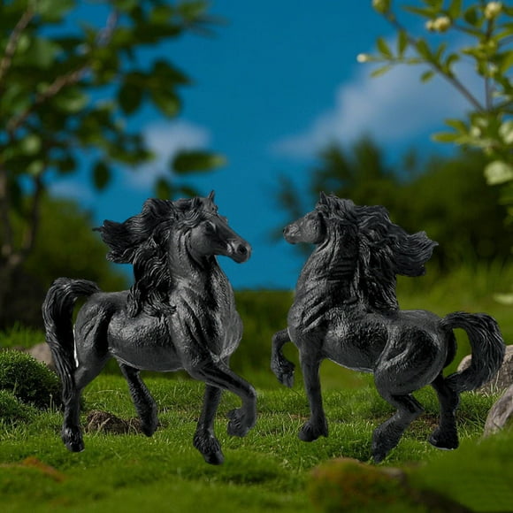 EGNMCR Simulation Ranch Horse Model - Realistic Model Suitable For Children's Collection Education Scene Building A figurine