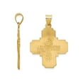 thumbnail image 2 of Gem & Harmony Four Way Cross Medal Pendant in 14K Yellow Gold for Men, 2 of 5