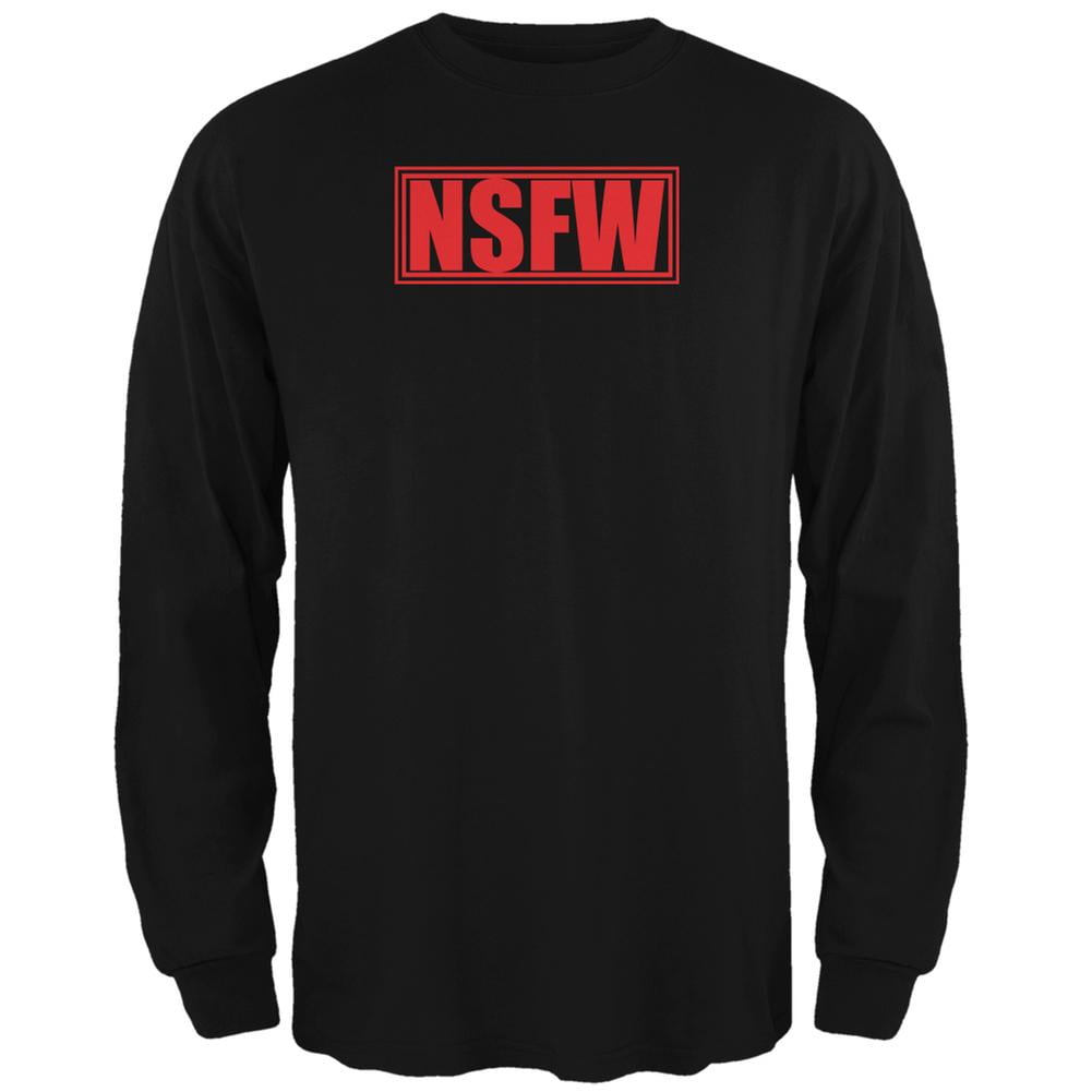 NSFW Not Safe for Work Funny Black Adult T-Shirt