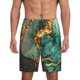 thumbnail image 1 of Fotbe Emerald Color Gold Marble Pantalones Cortos de Pijama para Hombre, Ropa de Dormir, Pantalones de Pijama Cortos para Hombre-Large, 1 of 6