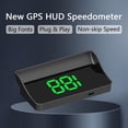 thumbnail image 3 of Head Up Display Car GPS Digital Speedometer, Car HUD, Head up Display for Car, Digital GPS HUD Speedometer, USB Cable Plug and Play, Automatic Brightness Adjustment, Large Font Display (Green), 3 of 7