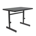 thumbnail image 2 of Correll WS2436-55 1.25 in. High Pressure Rectangular Top Computer & Training Tables, Montana Granite - 24 x 36 in., 2 of 4