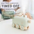 thumbnail image 4 of Wekity 300mL Humidificateur à Ultrasons Rétro Mini Train Diffuseur d'Air d'Arome USB Fabricant d'Huile Essentielle Brumeuse avec la Couleur LED Light-0619, 4 of 5