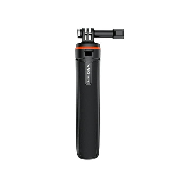 Tripod Selfie Stick for Action Camera - Bigcan Extendable Aluminum Vlog Monopod with Anti-Slip Grip, Compact Travel Tripod Mount for GoPro Insta360 Osmo