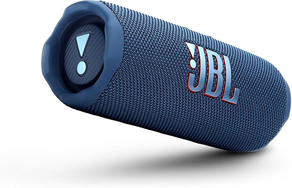 Restored JBL Flip 7 Portable Speaker - Blue (Refurbished)