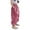 Hot Pink, variant on Crunowin Big Boys And Girls Cotton Cargo Pants, Elastic Waist Multi Pockets Solid Color Everyday Pants Size 15