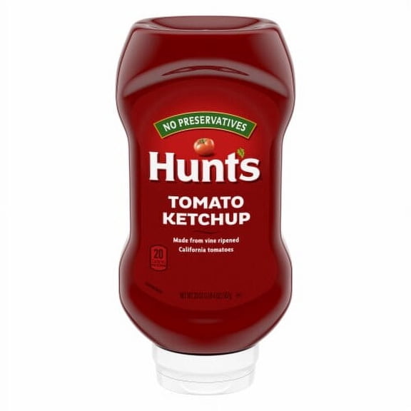 Hunt’s Tomato Ketchup 20 oz Squeeze Bottle (Pack of 2)