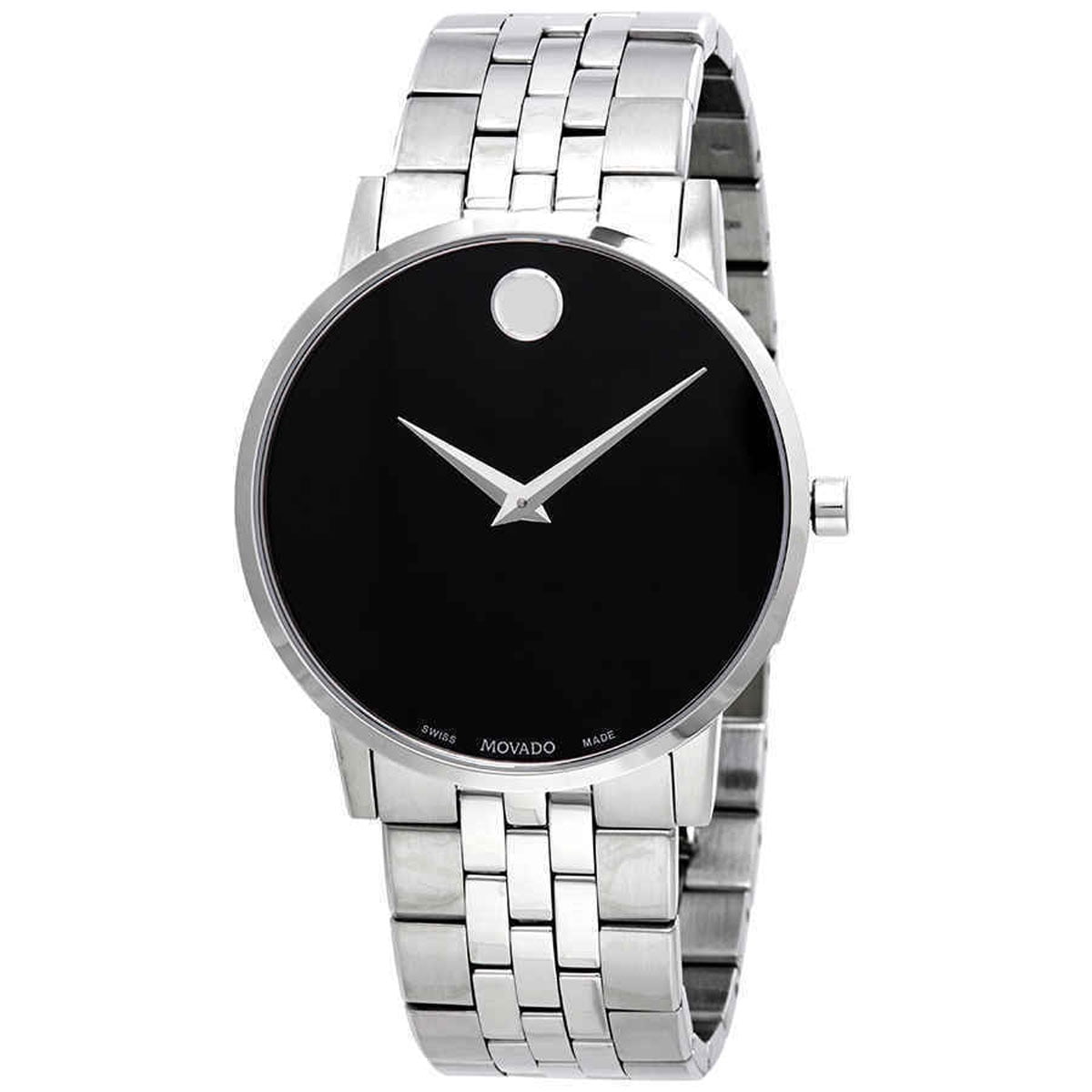 Movado 0607199 Men s Museum Classic Swiss Quartz Black Dial Watch