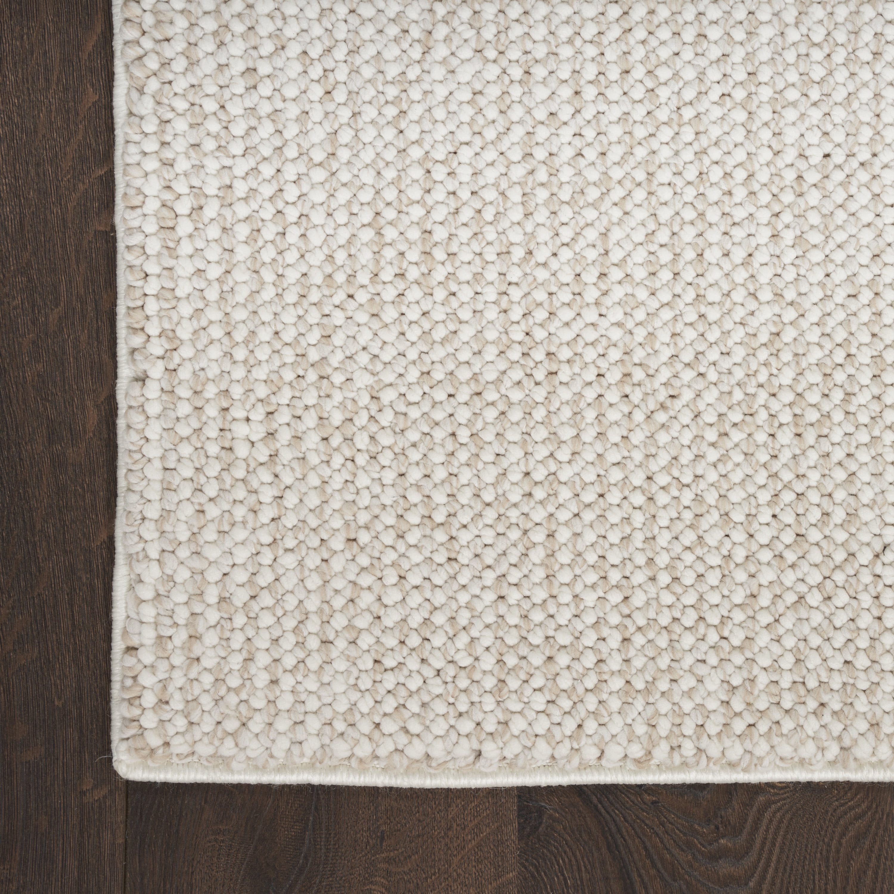 Nourison Natural Texture All-over design Ivory Beige 2'2" x 3'9" Area Rug (2x4)