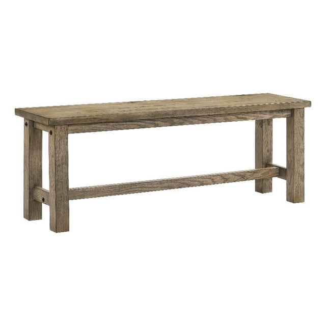 Coaster Cardova 51" Rubberwood Dining Bench in Vineyard Oak