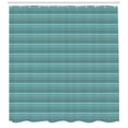 thumbnail image 3 of Ambesonne Chevron Shower Curtain, Zigzags in Shades of Blue, 69"Wx84"L, Pale Blue Turquoise Teal, 3 of 3