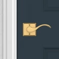thumbnail image 6 of Baldwin Reserve Hdcurrtsr112 Half Dummy Right Hand Curve Lever Handle and Traditional Square Rose Venetian Bronze Finish Handle, 6 of 7