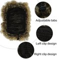 thumbnail image 3 of SAYFUT Short Afro Puff Drawstring Ponytail KiSAYFUTy Curly Wave Short Hair Buns Wrap, Curly Messy Updo Synthetic Bun Hairpieces For Women, Medium 65G, 3 of 7