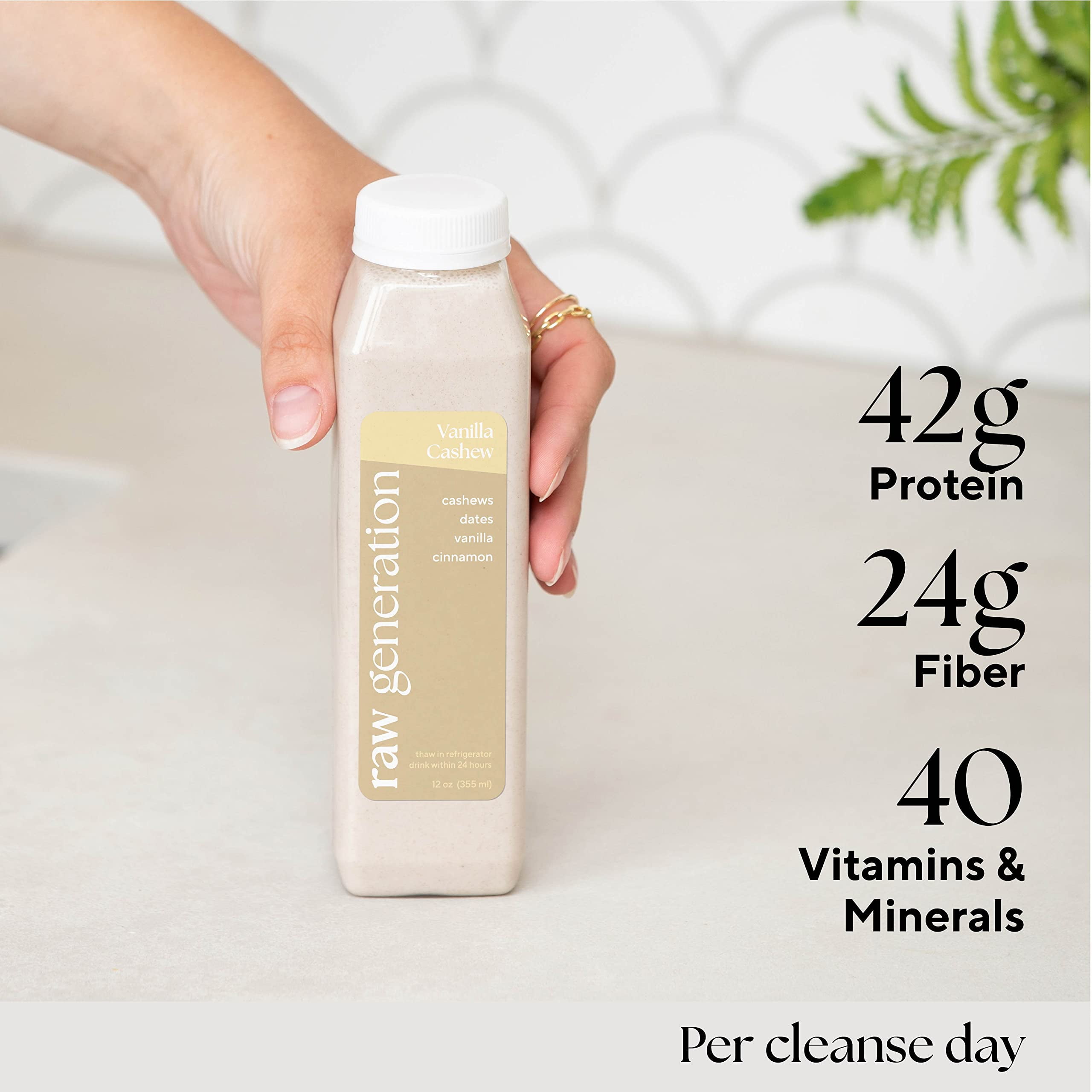 Raw Generation 5-Day Protein Cleanse – High Protein Juice Cleanse with Dairy and Soy-Free Protein Smoothies / Gets Results Quickly While Energizing Your Workouts / Jumpstart a Healthier Diet