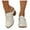 White, variant on Oyedens Dress Shoes Mules Sandals for Women Wide Width Block Mid Heels Slip On Clogs Summer Fall Shoes