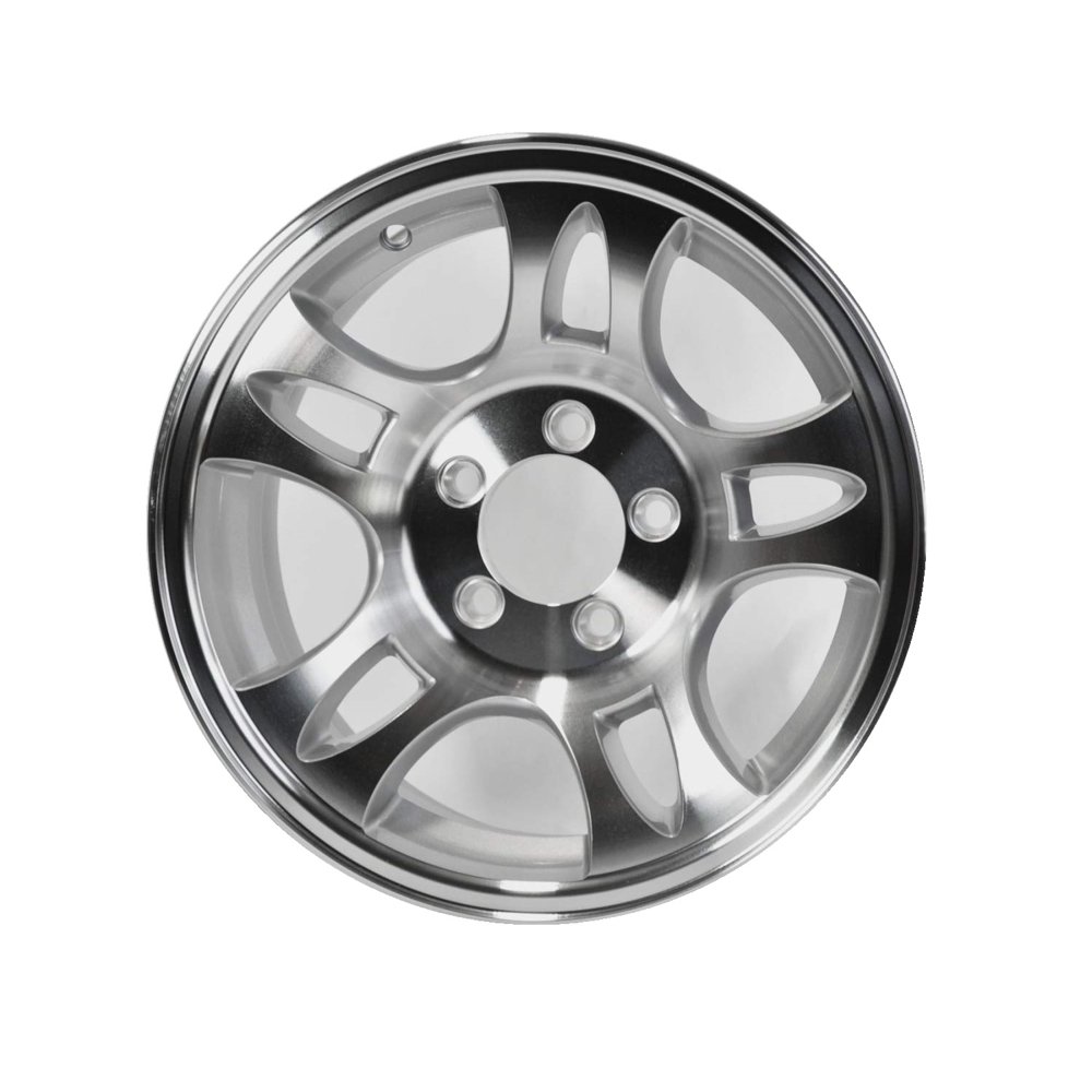 Aluminum Boat Camper Trailer Rim Wheel 5 Lug 14 in. T03 SplitSpoke