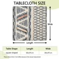 thumbnail image 2 of Stretch Fit Floral Pattern Square Table Cover Washable Fabric for Outdoor Patio Use and Indoor Dining Room Settings, 2 of 6