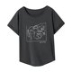 thumbnail image 4 of Camiseta Salvador para mujer de verano suave ajuste regular básica S, 4 of 7