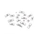 thumbnail image 4 of 18 pegatinas de aleación para botones de aire acondicionado de consola de coche para XF XFL XE XEL 2015-2020 A/C Butto Silver, 4 of 5