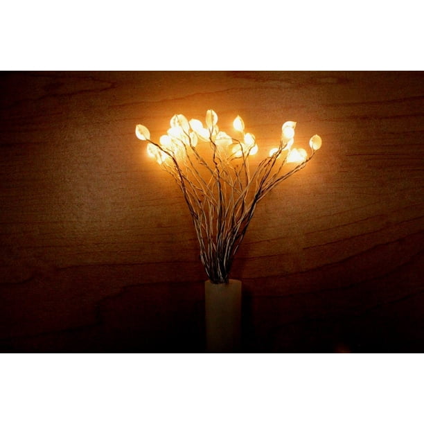 30 LED Hanging Starburst LED String Lights Battery Operated Waterproof