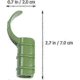 thumbnail image 2 of 15Pcs Garden Buildings Tube Clip Greenhouse Frame Pipe Tube Film Clip Pipe Clamps Connector Green 20Mm, 2 of 4