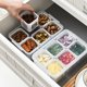 thumbnail image 3 of Inteprter Caja de condimentos para drenaje de frutas con hueco para mayor frescura, color blanco Almacenamiento y organización del hogar, 3 of 6