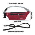 thumbnail image 3 of Ganfancp Bolsa de Cintura Deportiva Cuerda de Tracción Mascota Al Aire Libre Correr Bolsa de Teléfono Móvil Off-Road Elástico Avert Mascota Set Material Impermeable de Nylon Ofertas Del Día Liquidaci, 3 of 7