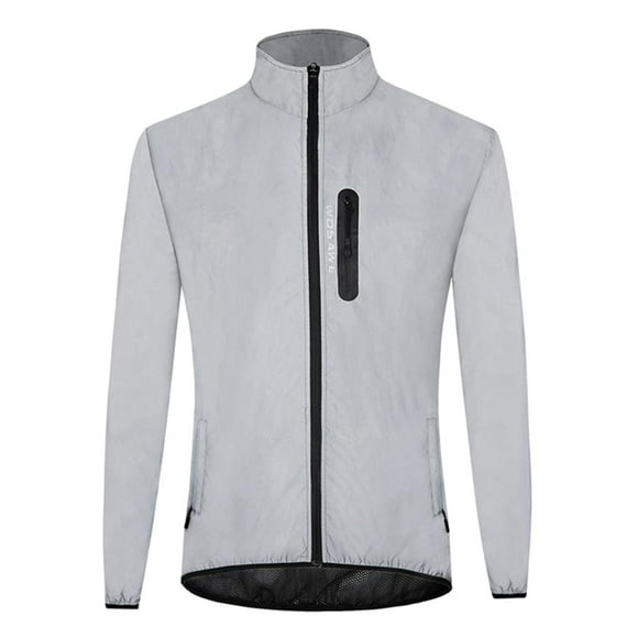 Mens Cycling Reflective Jacket Waterproof High Visibility M