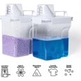 thumbnail image 2 of Laundry Detergent Container,2Pack -68oz Laundry Detergent Dispenser for Laundry Room, Laundry Scent Beads, Powder,Bleach,Soap,Fabric Softener Storage and Organization., 2 of 7