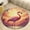 Flannel-3, variant on Tropical Sunset Flamingo Oasis Round Area Rugs for Bedroom Living Room, 3FT Soft Indoor Circle Carpets, Carpet Home Decor Floor Mat